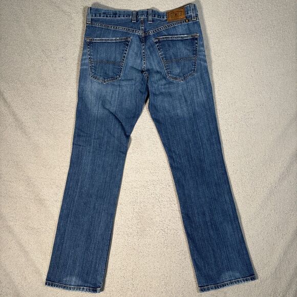 Lucky Brand Jeans Men’s Size 32x32 221 Original Straight Premium Italian Leather - Picture 13 of 16